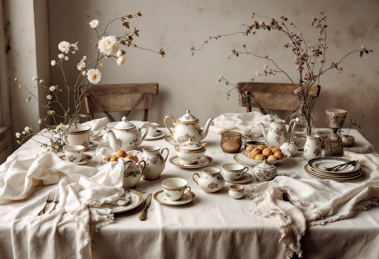 [background image] image of breakfast table setting (for a bed & breakfast)